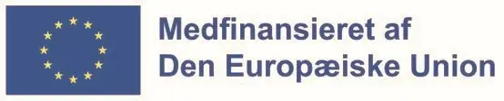 EU-logo med teksten Medfinansieret af Den Europ&aelig;iske Union 