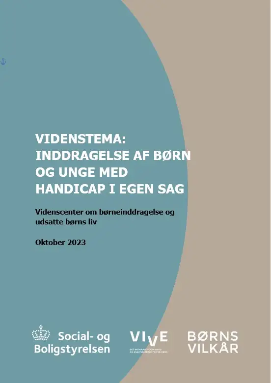 Forside til Videnstemaet: Inddragelse af børn og unge i egen sag