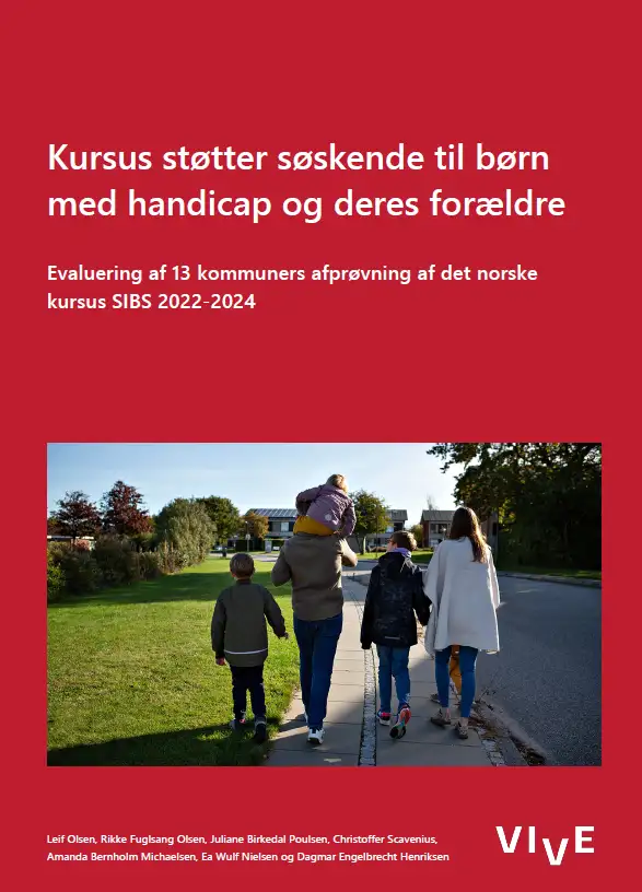 Forside til udgivelsen Kursus støtter søskende til børn med handicap og deres forældre