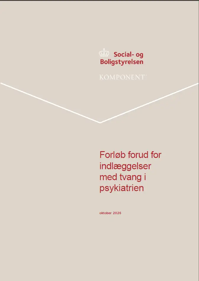 Forside Forløb forud for indlæggelser med tvang i psykiatrien